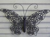 Butterfly with Flower Design Wings